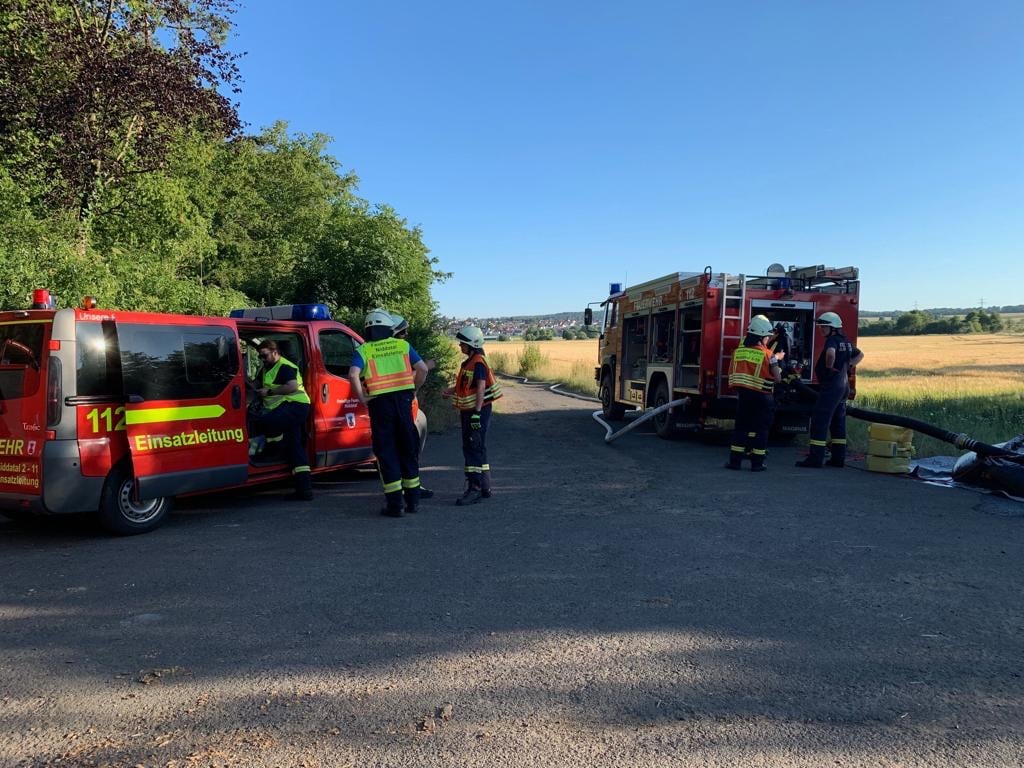 Niddatal – Einsatzübung: Waldbrand