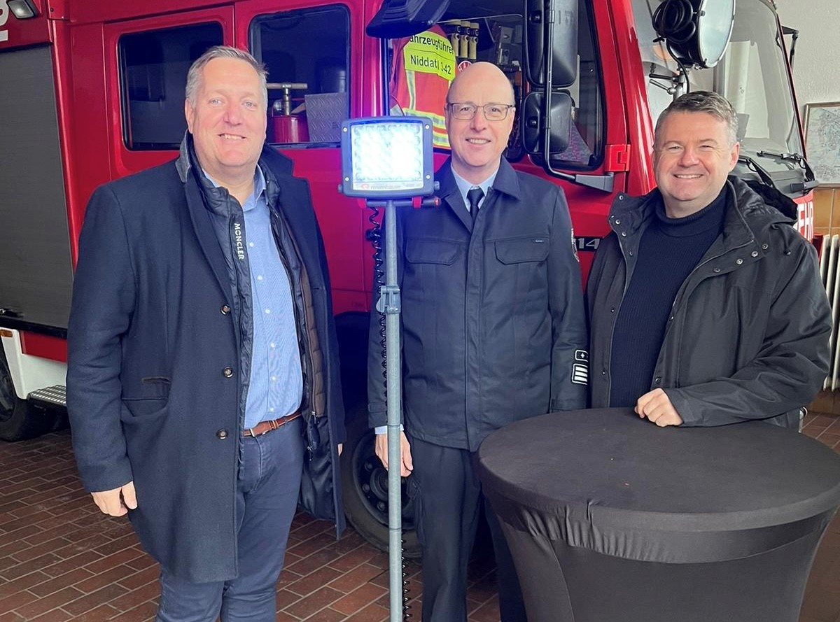 Ilbenstadt – Hochwertiges LED-Beleuchtungssystem für die Feuerwehr von der SV Sparkassen Versicherung