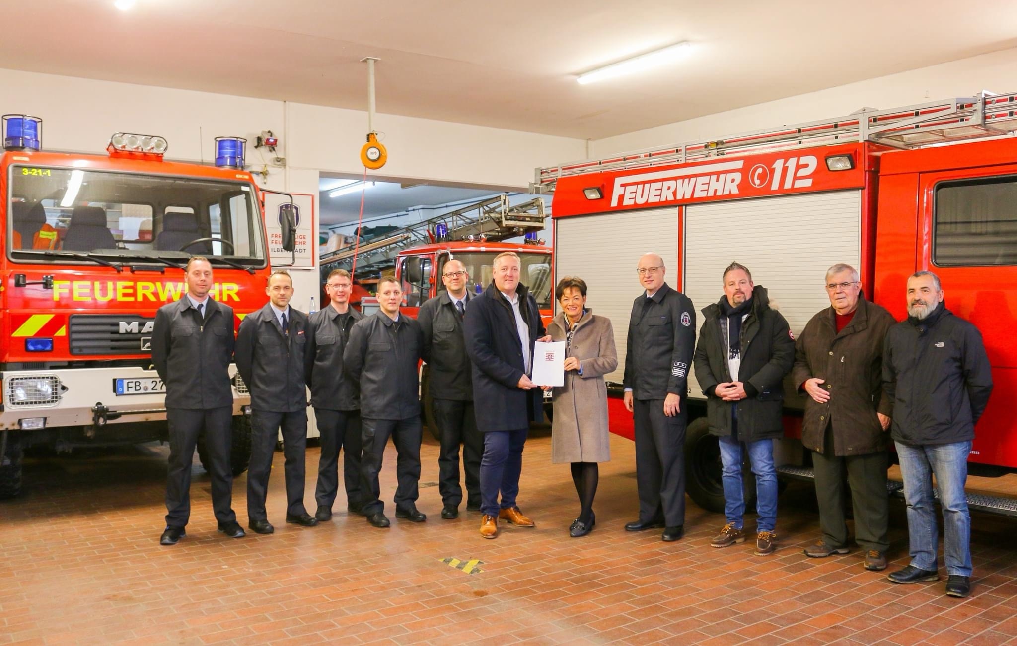 Ilbenstadt – Förderbescheid für neues Staffellöschfahrzeug