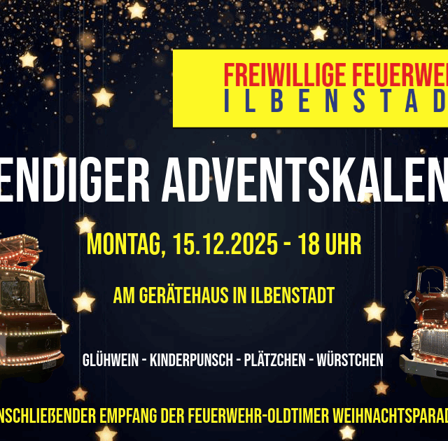 Feuerwehr-Oldtimer Weihnachtsparade durch Niddatal – Ein festliches Highlight für die ganze Familie!